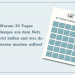 Auf einer Grafik mit blauem Hintergrund ist ein Blatt mit 30 Kästchen zu sehen. Daneben steht der Artikel-Titel